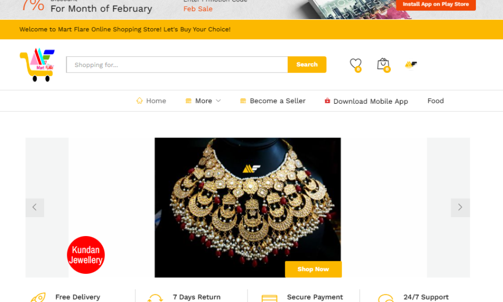 Mart Flare App & Website